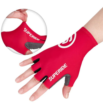 Half Finger Cycling Gloves - Padded, Anti-Sweat, Breathable, 6 Colors, S-XL