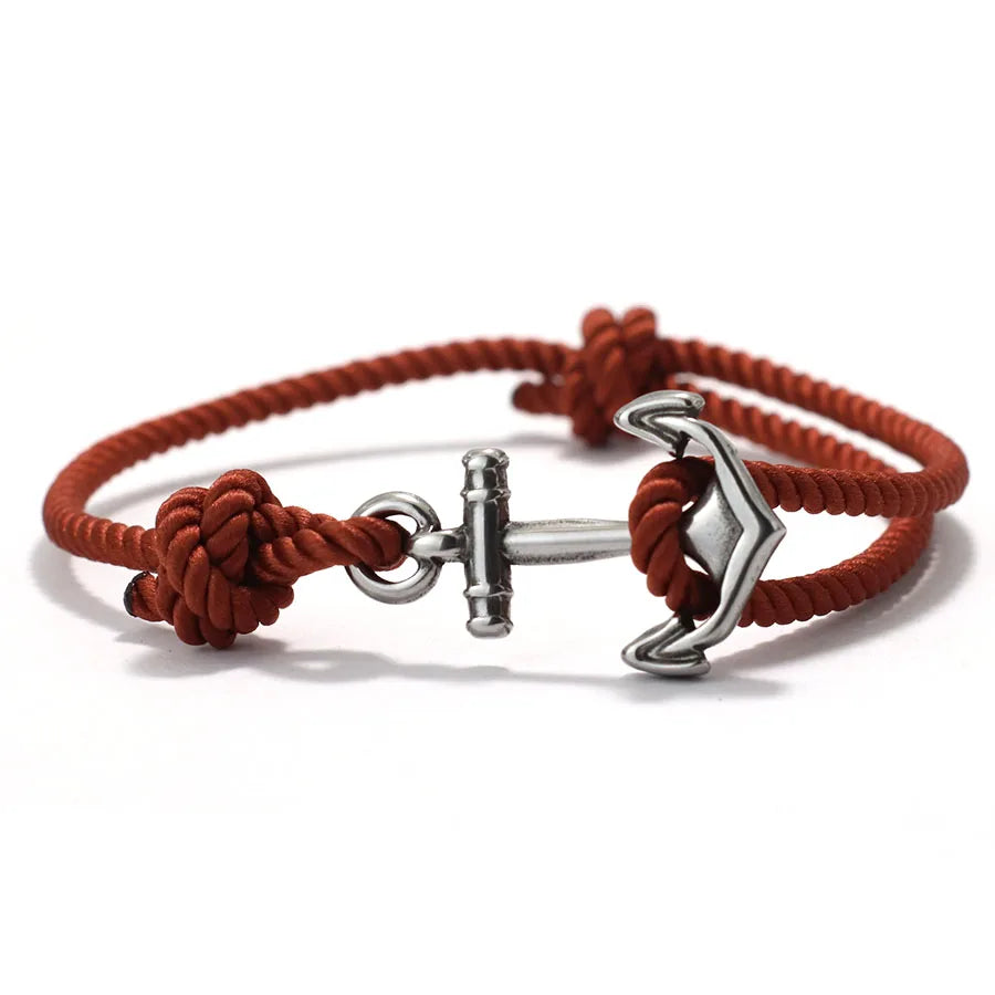 Marine Anchor Rope Bracelet – Handmade Adjustable | Beach & Surf Style