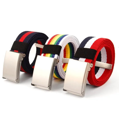 Spectrum - Rainbow Canvas Belt Unisex