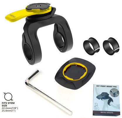 Motorcycle Phone Holder Anti-Shock Dampener Universal Handlebar Mount for iPhone & Android