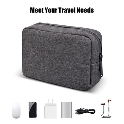 Digital Travel Organizer Case – Headphones & Accessories Storage