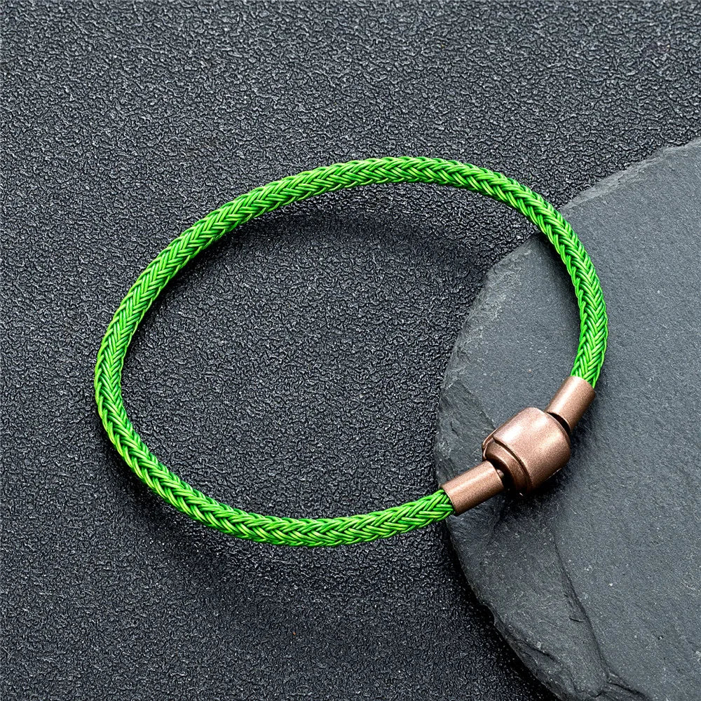 Precision Steel Cable Bracelet - Engineered Minimalist Wearable for Tech Enthusiasts