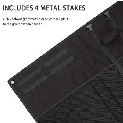 Portable Tool Organizer Mat - Waterproof Canvas Roll-Up Storage for Professional Tools
