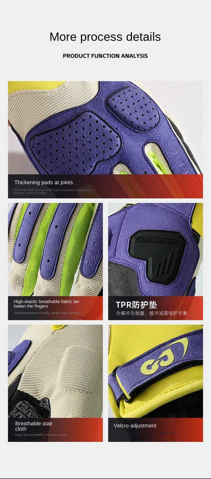 Unisex Touchscreen Full-Finger Cycling Gloves