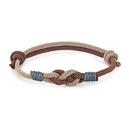 Lucky Knot Rope Bracelet - Adjustable, Unisex