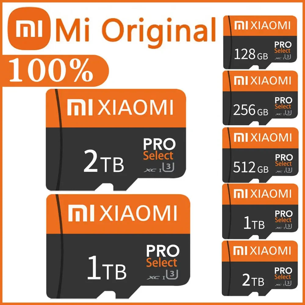 Xiaomi High Speed SD Memory Card 2TB 1TB Class 10 Micro TF Card 1TB 512GB For Nintendo Switch PC Smart phone SD Card 128GB 256GB deideas