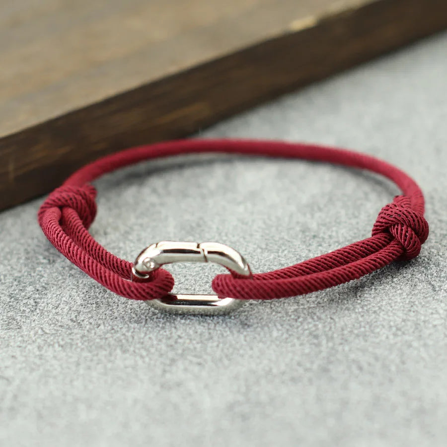 Minimalist Men Rope Bracelet Handmade Sliding Adjustable 3mm Thin String Braslet LGBT Braclet Leisure Accessories Camping Joias deideas