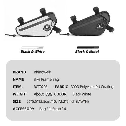 Water Resistant Bike Frame Bag