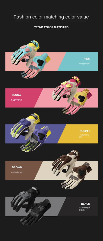 Unisex Touchscreen Full-Finger Cycling Gloves