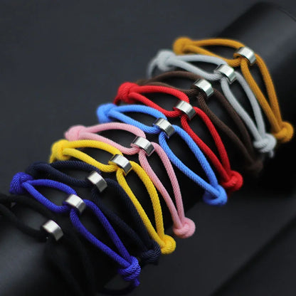 Pulsera de Cordón Trenzado – Estilo Minimalista Ajustable