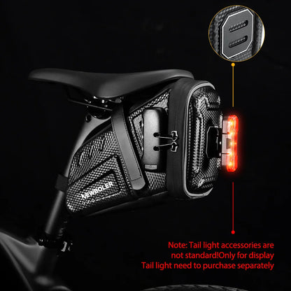 Bike Saddle Bag with Password Lock  Waterproof & Reflective Tool Pouch