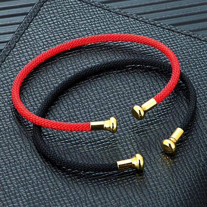 Brazalete de cobre chapado en oro - Abierto, 58-60 mm