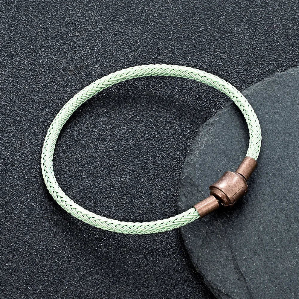 Precision Steel Cable Bracelet - Engineered Minimalist Wearable for Tech Enthusiasts