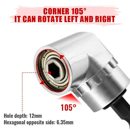 105-degree impact grade angle socket adapter