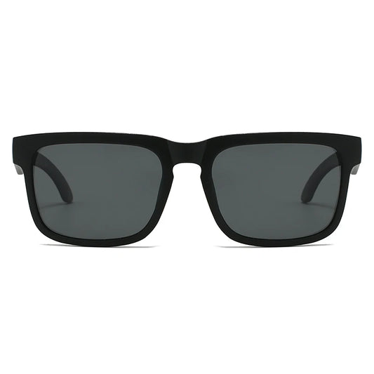 Square Polarized Sunglasses - UV400, PC Frame, Mirror Lens, 6 Colors, Unisex