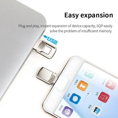 2TB USB Type-C 3.2 High-Speed Pendrive for Mobile Phones, Computers, and Drones deideas