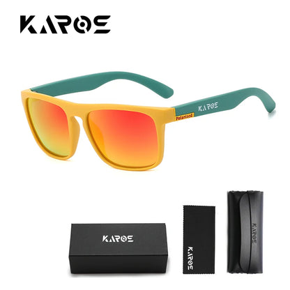 Wraparound Polarized Sport Sunglasses - UV400, TAC Lens, 63mm, Case Included, 10 Colors