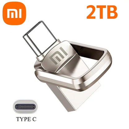 Xiaomi USB Flash Drive 1TB 2TB USB 3.0 High Speed Car Electronic Accessory Adapter Plug Play Video Large Storage Flash Drive deideas