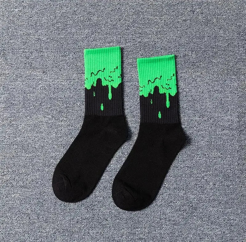 Ghost Face Letter Socks – Horror Icon Crew Socks for Fans