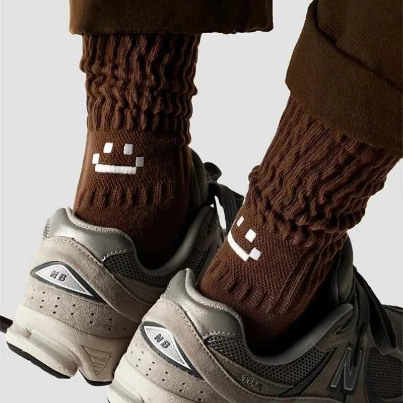 Men's Cushioned Cotton Crew Socks – Work, Running & Cycling