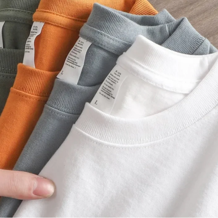 Solid Color Cotton Short Sleeve T-Shirt Top Casual T-Shirts