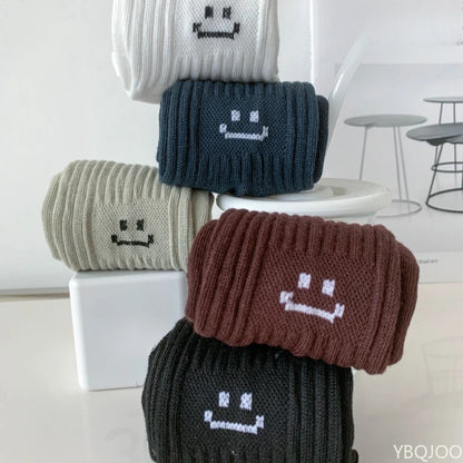 Calcetines de tripulación, paquete de 5 unidades, colores sólidos variados, tejido de poliéster, talla única, unisex