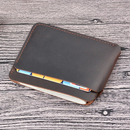 VaultSlim — Genuine Leather Card Holder with RFID Shield