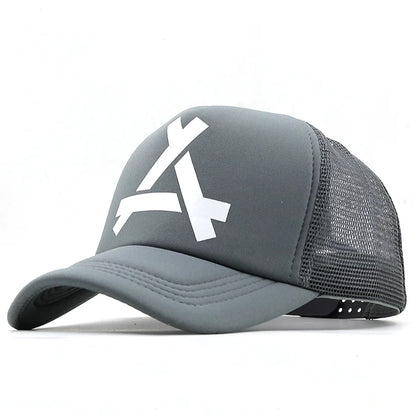 Unisex Mesh Snapback Cap Breathable Casual Sports Hat