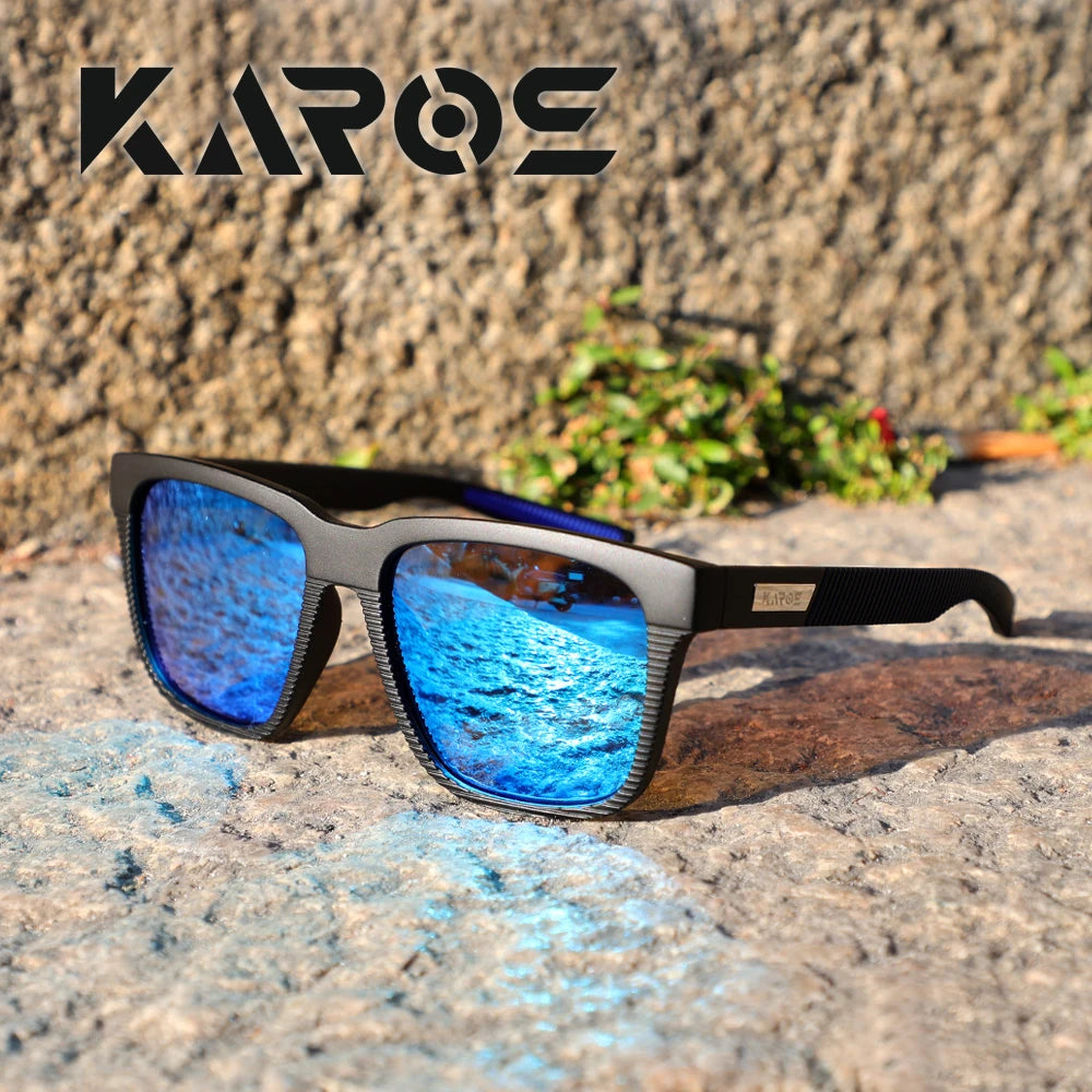 Gafas de sol deportivas polarizadas antirreflejo - UV400, lente TAC de espejo, 64 mm, estuche incluido, 5 colores