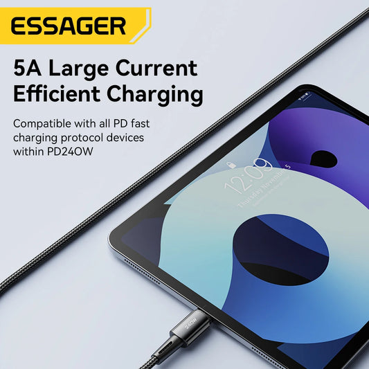 USB-C to USB-C Cable 240W - Ultra Fast Charging Cable 6A PD | Gaming Laptops & High-Power Devices