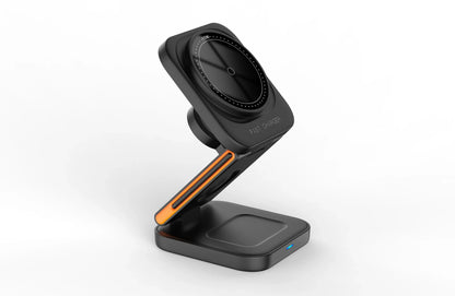 Foldable Magnetic Wireless Charging Station for iPhone, Apple Watch and AirPods deideas