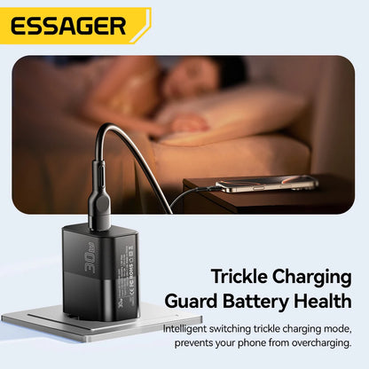 30W GaN USB-C Travel Charger – PD Fast Charging for iPhone, Samsung & USB-C