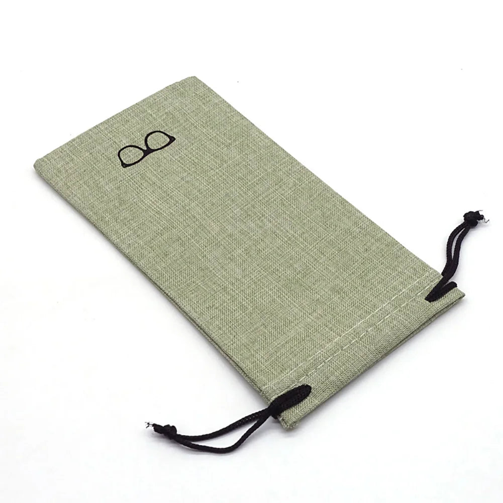 Bolsa de lino con cordón 18x9cm - Joyería y Embalaje de Regalo, 7 Colores