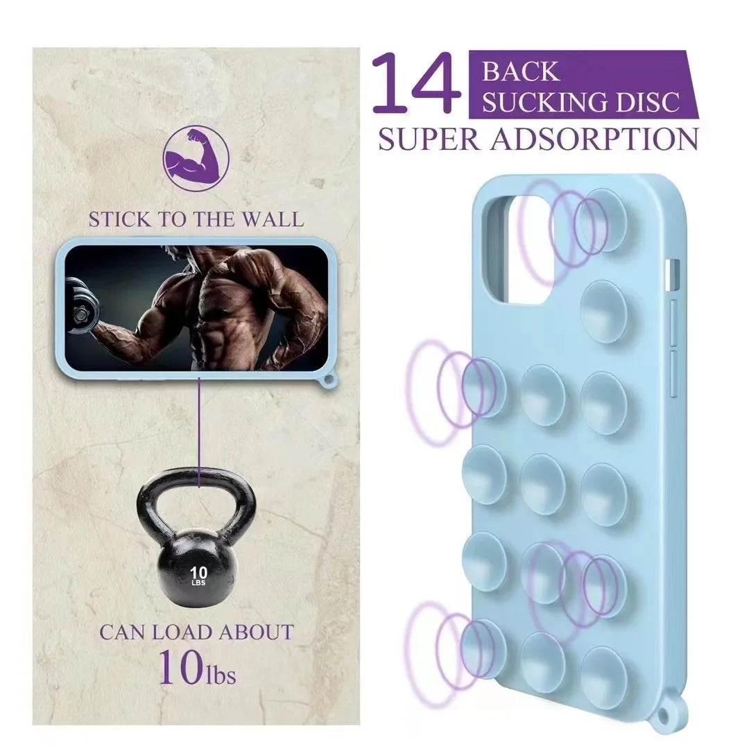 Phone Case Soft Silicone Holder for iPhone 16/15/14