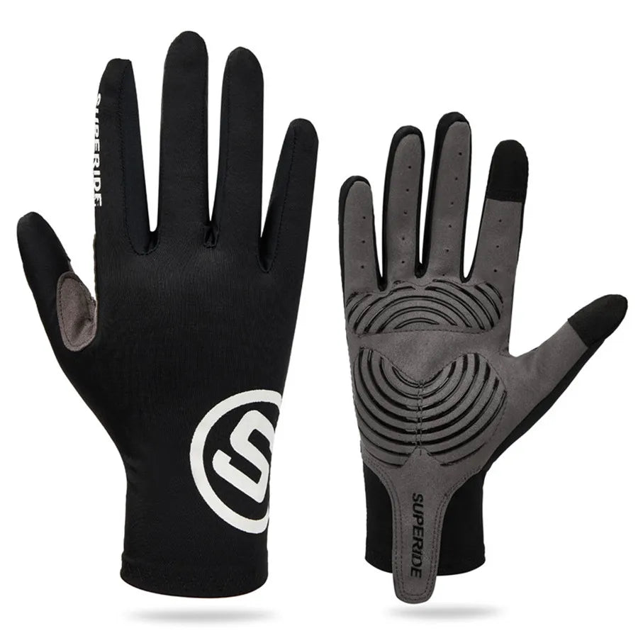 Full Finger Cycling Gloves - Padded, Breathable, Touchscreen, 6 Colors, S-XL