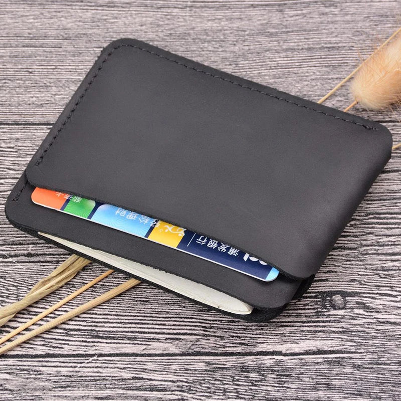 VaultSlim — Genuine Leather Card Holder with RFID Shield