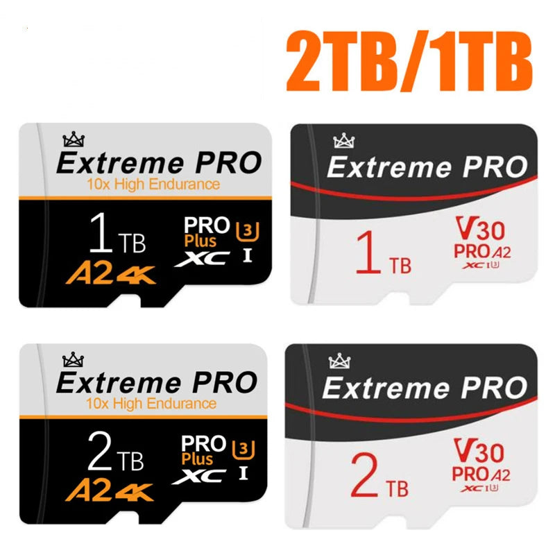 TF SD Card 2TB High Capacity Speed Mobile Storage Flash Memory