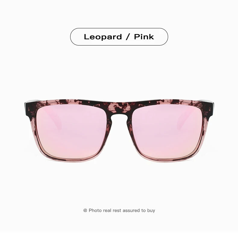 Wraparound Polarized Sport Sunglasses - UV400, TAC Lens, 63mm, Case Included, 10 Colors