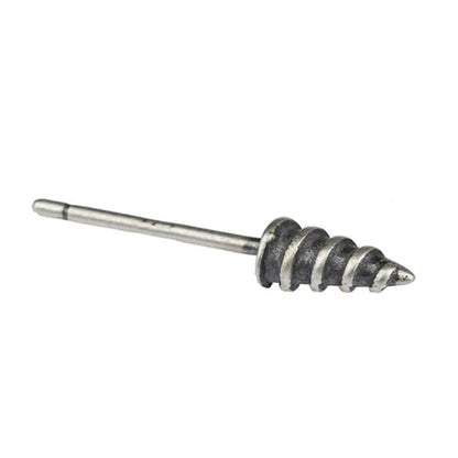 Gothic Screw Stud Earrings 925 Sterling Silver Retro Punk Jewelry, Perfect for You