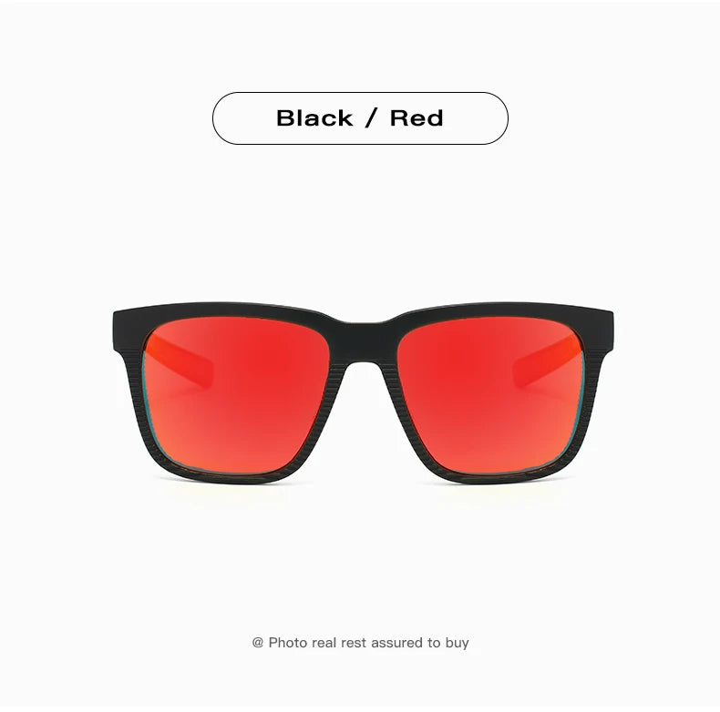 Polarized Fishing Sunglasses UV400, TR-90, Mirror TAC Lens, 64mm