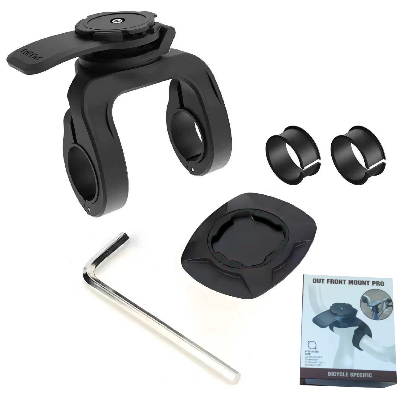 Motorcycle Phone Holder Anti-Shock Dampener Universal Handlebar Mount for iPhone & Android