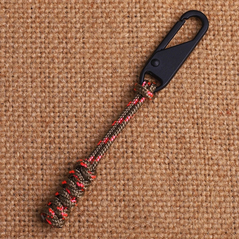 Handmade Snake Knot Paracord Zipper Pull  Durable Replacement & Bag Accessory