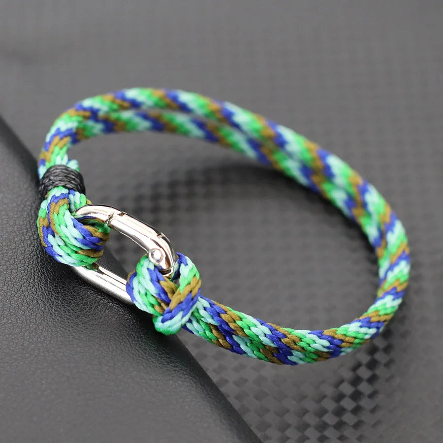 Novel Men String Bracelet Handmade Ethnic Cord Outdoor Sports Cycling Accessories Multiple Colors Sizes Perfect Gift For Him deideas