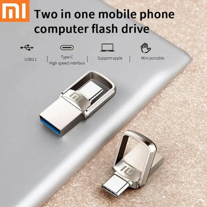 2TB USB Type-C 3.2 High-Speed Pendrive for Mobile Phones, Computers, and Drones deideas