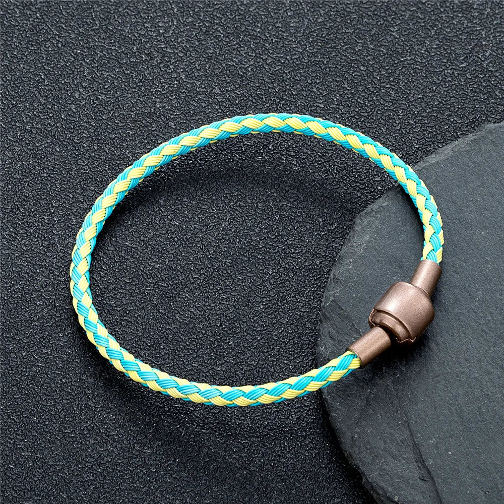 Precision Steel Cable Bracelet - Engineered Minimalist Wearable for Tech Enthusiasts