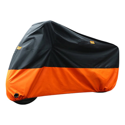 Waterproof Motorcycle Cover - 190T Silver Coated, UV & Rain Protection, Sizes M-XXXXL