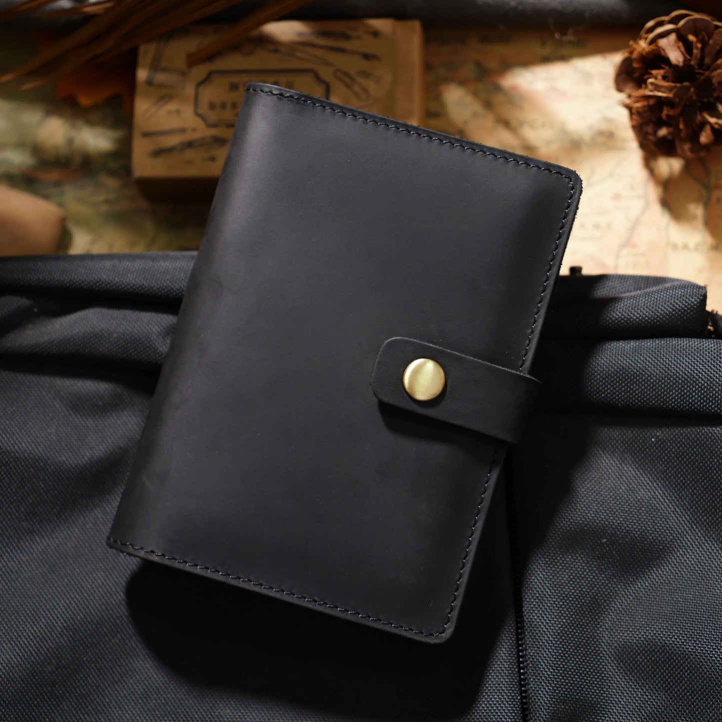 VoyagePact Leather Passport Holder & Travel Organizer