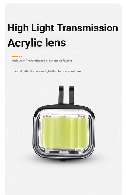 Luz de bicicleta recargable - Hasta 1500 lúmenes, IPX6, 4800mAh, USB, 6 modelos