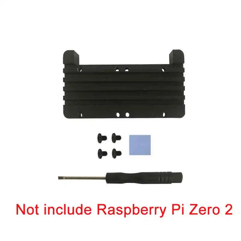 Raspberry Pi Zero 2 W PI0 2W Aluminum Heatsink case and double Fans