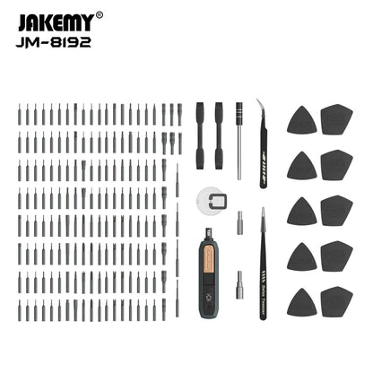 Conjunto de chaves de fenda 180 em 1 Torx Hex Phillips bits de precisão magnética